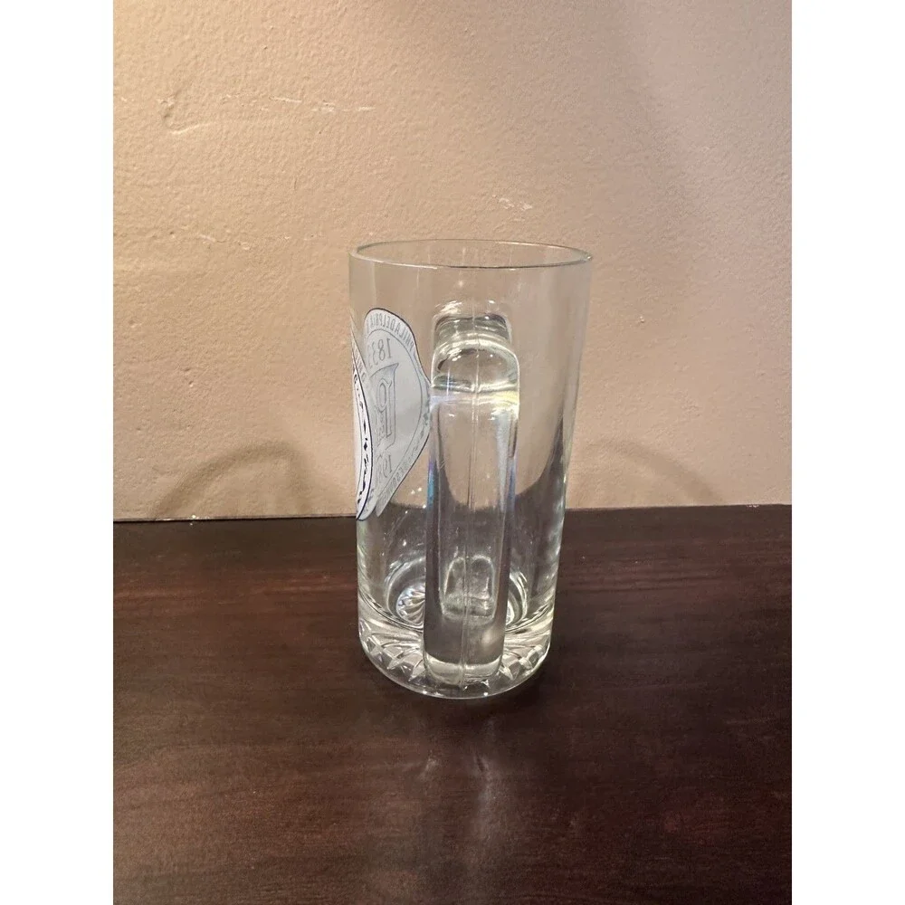 Vtg Philadelphia Reading Railroad Trains Sesquicentennial 1983 Glass Mug